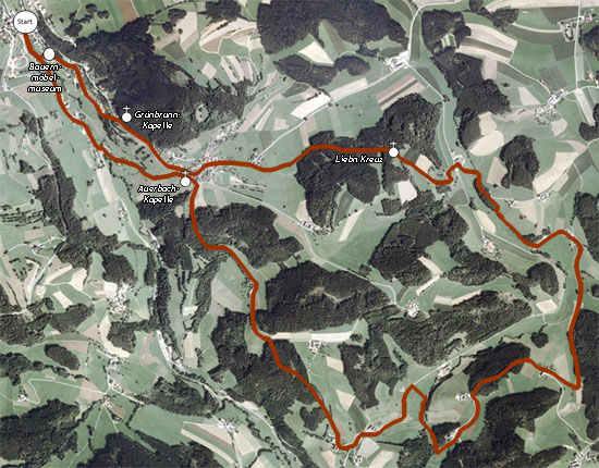 Karte Hi 10 -  Themenweg: "Steinbloß-Mauer-Weg"