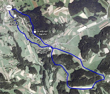 Karte Hi 5 -  "Vier-Höfe-Weg"